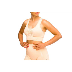 GymHero California Cute Bra W BRA-PEACH sportinė liemenėlė (202626)