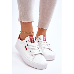 Moteriški odiniai teniso bateliai Big Star EE274311 Balta Raudona