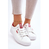 Moteriški odiniai teniso bateliai Big Star EE274311 Balta Raudona | Žemi kedai moterims | jai24.lt