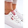 Moteriški odiniai teniso bateliai Big Star EE274311 Balta Raudona | Žemi kedai moterims | jai24.lt