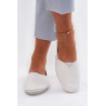Moteriškos Odinės Balerinos Maciejka 01930-11 Balta | Atviri pusbačiai | jai24.lt