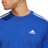 adidas Essentials Single 3-Stripes M IC9338 sportiniai marškinėliai (202929)