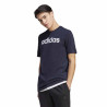 adidas Essentials Single Linear Embroidered Logo Tee M IC9275 sportiniai marškinėliai (202940)
