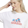 adidas Flower Pack Badge of Sport Women's White IT1421 sportiniai marškinėliai (203045)